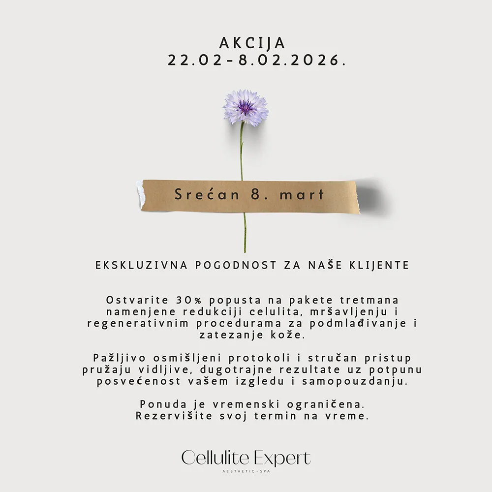 Akcija za 8. Mart u Celulite Expert