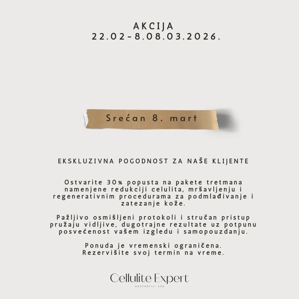Akcija za 8. Mart u Celulite Expert